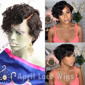 lace frontal pixie cut