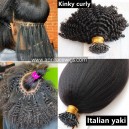 Wholesale 9A Grade Brazilian virgin microlink I tips hair extensions TE411