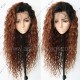 Virgin hair water wave dark roots ombre brown glueless 360 wig preplucked hairline BW2222-2