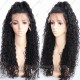 Deep curly 6'' deep parting glueless lace front wig 150% density preplucked hairline LF0603