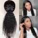 Mongolian virgin Deep curly glueless 13x6 lace front wig 150% density Preplucked Hairline LF0603