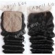 Brazilian Virgin deep wave silk Base Closure-W56315