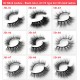 Wholesale sparkling custom box handmade 3D Mink Eyelashes 76 styles