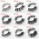 Wholesale sparkling custom box handmade 3D Mink Eyelashes 76 styles