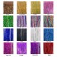 Clip in Hair Tinsel 20 Inch Colorful Glitter Tinsel Hair Extensions