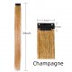 Clip in Hair Tinsel 20 Inch Colorful Glitter Tinsel Hair Extensions