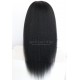 【Clearance】Brazilian virgin italian yaki glueless Silk top 13x6 lace front wig SLF002