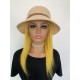 【Clearance】 Virgin hair silk straight  yellow color 13X4.5 lace front wig