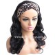 Highlight Brown Headband Wigs Body Wave Brazilian Virgin Hair Wigs For Women HBW22