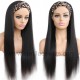 Headband Wigs Light Yaki Chinese Virgin Hair Wigs For Black Women HBW25