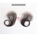 One Pair Human Tied HD Swiss Thin Lace Baby Hair Strips Edges Strips Fake Edges