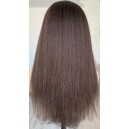 【Clearance】Indian remy Italian yaki gleuless full lace wig-g158