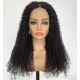 V-part Wig 180% density curl texture Human Hair-B116