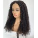 V-part Wig 180% density curl texture Human Hair-B116