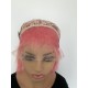 【Clearance】10 inches  pink color  lace front wig