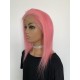 【Clearance】10 inches  pink color  lace front wig