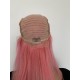 【Clearance】10 inches  pink color  lace front wig