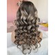 Blonde Highlight Virgin Human Hair Glueless 13x4 lace front wig-CL6