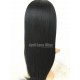 Indian Remy Yaki straight full lace silk top wig-LW8002