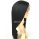 Indian Remy Yaki straight full lace silk top wig-LW8002