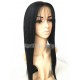 Indian Remy Yaki straight full lace silk top wig-LW8002