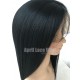 Indian Remy Yaki straight full lace silk top wig-LW8002