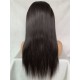 【Clearance】virgin hair 5*5 HD lace wig silk straight with bangs