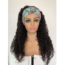 【Clearance】Headband Wigs 24 inches deep curl Virgin Hair