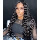 【Clearance】 virgin human hair deep wave 6 inches lace front wig