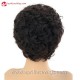 Virgin wave pixie cut 150% density 6'' lace front wig preplucked hairline BB121