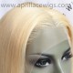 Color 613 blonde glueless lace front wig bob cut preplucked hairline BB014