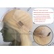 Color 613 blonde glueless lace front wig bob cut preplucked hairline BB014