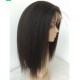 【Clearance】Italian yaki  Human Hair 4x4 silk top Glueless Lace front Wig 21400-1 2-2