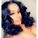 BOB CUT Big Curly 360 Wigs 100% Virgin Human Hair Preplucked Hairline BB125