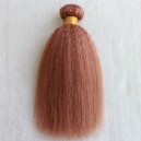 【Clearance】100% virgin human hair made color 33 italian yaki bundle