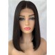 Brazilian straight blunt cut bob 2x4 lace front closure wig --BB009