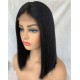 Brazilian straight blunt cut bob 2x4 lace front closure wig --BB009