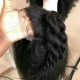 Italian Yaki 13x6 HD lace front wig 150% density Brazilian virgin human hair preplucked hairline HDW114