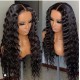 Crimp Wave 150% density 13x6 HD lace front wig Brazilian virgin human hair preplucked hairline HDW183