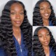 Crimp Wave 150% density 13x6 HD lace front wig Brazilian virgin human hair preplucked hairline HDW183