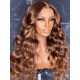 Chestnut Brown Loose Wave 5x5 HD Lace Closure Wig 150% Density Virgin Human Hair HDW553