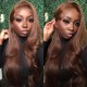 Chestnut Brown Loose Wave 5x5 HD Lace Closure Wig 150% Density Virgin Human Hair HDW553