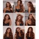 Chestnut Brown Loose Wave 5x5 HD Lace Closure Wig 150% Density Virgin Human Hair HDW553