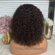 Band curly Virgin human hair NO LACE machine made wig NFW002