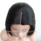 The Best Bob Italian Yaki Silk Top Middle Part Wig Human Hair For Africam American Women-IT22