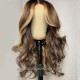 Virgin Human Hair 613 blonde Glueless 13x4 lace front wig preplucked hairline LF0613