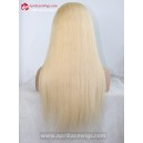 Virgin Human Hair 613 blonde Glueless 13x4 lace front wig preplucked hairline LF0613