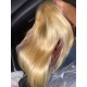 Virgin Human Hair 613 blonde Glueless 13x4 lace front wig preplucked hairline LF0613