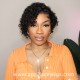 6 inches Short Curly 13X4 Lace Front Wig 180% density LFB14