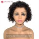 6 inches Short Curly 13X4 Lace Front Human Hair Wig 180% density LFB14